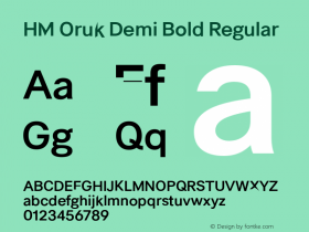 HM Oruk Demi Bold