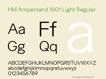 HM Ampersand Light