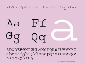 VLNL TpKurier Serif