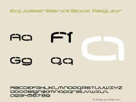 EqualiserStencil Black