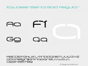 EqualiserStencil Bold