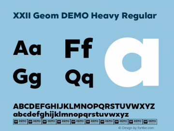 XXII Geom Heavy