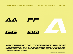 Dameron Semi-Italic