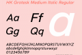 HK Grotesk Medium Italic