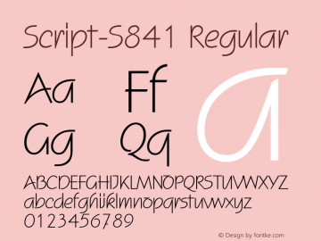 Script-S841