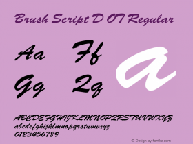 Brush Script D OT