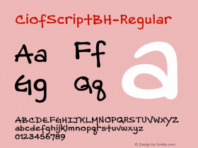CiofScriptBH-Regular