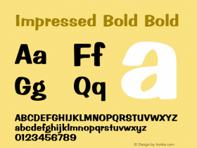 Impressed Bold