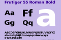 Frutiger 55 Roman