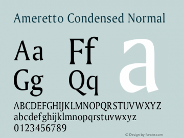 Ameretto Condensed