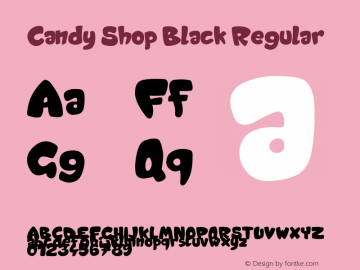 Candy Shop Black