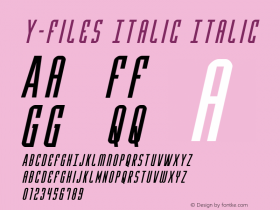 Y-Files Italic
