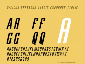 Y-Files Expanded Italic