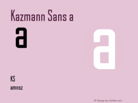 Kazmann Sans