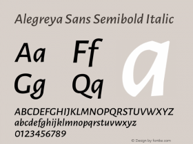 Alegreya Sans Semibold