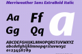 Merriweather Sans ExtraBold