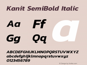 Kanit SemiBold