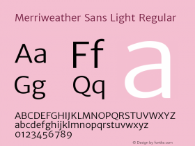 Merriweather Sans Light