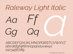 Raleway Light