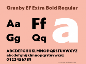 Granby EF Extra Bold