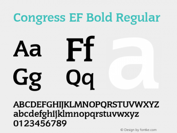 Congress EF Bold