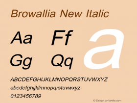 Browallia New