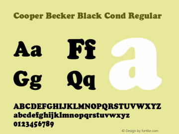 Cooper Becker Black Cond