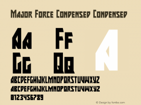 Major Force Condensed