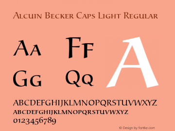 Alcuin Becker Caps Light