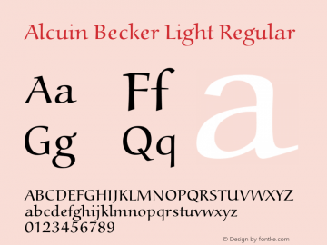 Alcuin Becker Light