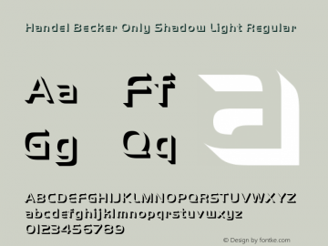 Handel Becker Only Shadow Light