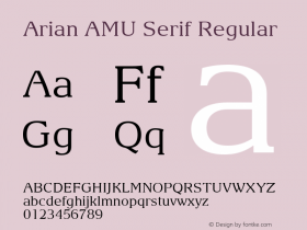 Arian AMU Serif