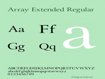 Array Extended