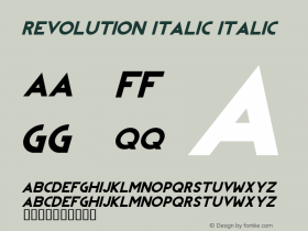 REVOLUTION Italic
