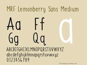 MRF Lemonberry Sans