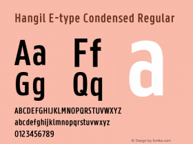 Hangil E-type Condensed