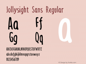 Jollysight Sans