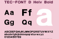 TEC-FONT D Helv