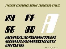 Zyborgs Condensed Italic