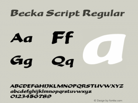 Becka Script