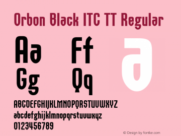Orbon Black ITC TT