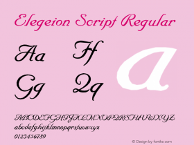 Elegeion Script