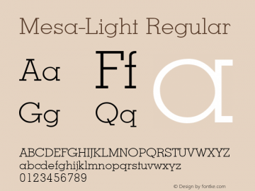 Mesa-Light