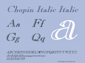 Chopin Italic