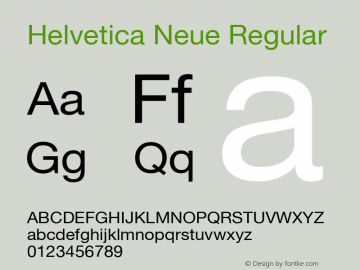 Helvetica Neue
