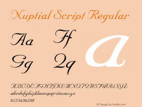 Nuptial Script