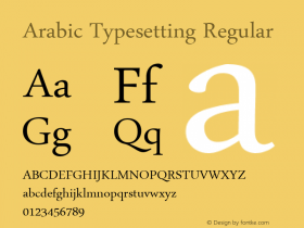 Arabic Typesetting