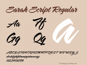 Sarah Script