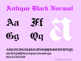 Antique Black