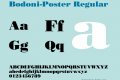 Bodoni-Poster